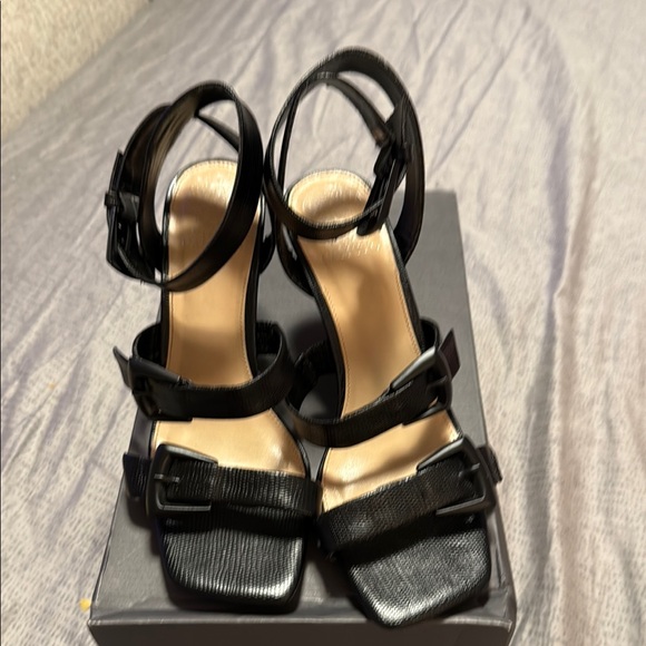 Vince Camuto Shoes - Vince Camuto Elegant Black Strappy Heels